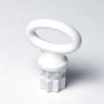 DOS OJALES PARA CINCHA WEBEYE 30 30 MM. BLANCO