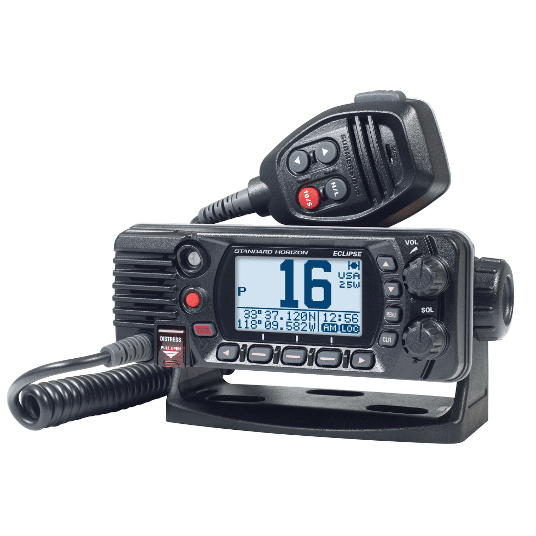 vhf dsc clase d standard horizon gx1400 gps/e 12v