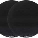 Rejillas accesorias Fusion Signature Series 3, rejillas para altavoces negros clsicos de 8,8" (par)