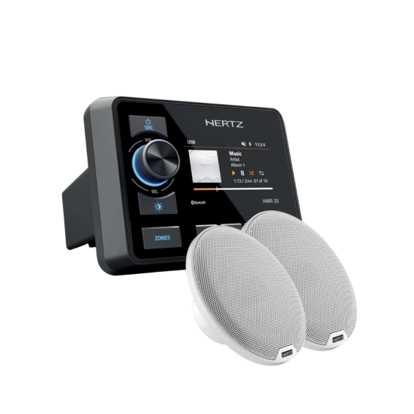 pack de audio hmr 20 + hex 6.5 c w microperforado blanco