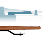 Soporte de caña de timón de 120 mm (4,8 pulg.) TB120