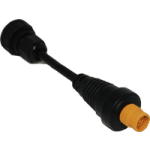 Adaptador Ethernet RJ45 macho a hembra amarillo
