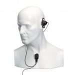 Micrófono con auricular en D