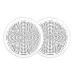 Altavoces náuticos de la serie Fusion FM, altavoz náutico  blanco redondo de montaje integrado de 6,5" y 120W