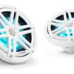 M3-650X, Pareja de altavoces 6.5 coaxiales con LED RGB, sport, blanco