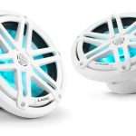 M3-770X, Pareja altavoces 7.7 coaxiales, LED RGB, sport, blanco