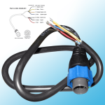 Cable adaptador 7 pines azul a cable pelado