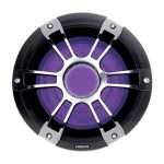 Subwoofer náutico  cromado deportivo de 10" y 600 vatios con CRGBW