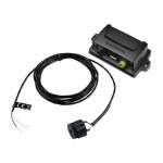 Reactor 40 Steer-by-wire Standard Corepack sin GHC 50. El paquete incluye: Reactor 40 CCU, cable de CCU, zumbador, cables de bajada NMEA 2000 (2 metros), cable de alimentación NMEA 2000, conectores en T NMEA 2000, terminadores macho y hembra, documentación.