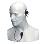 Micrófono con auricular en D