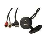 Montaje para panel conector AUX USB/3,5mm Fusion