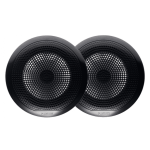 Altavoces náuticos serie EL de Fusion, altavoces náuticos negros clsicos de 6,50" y 80 vatios (par)