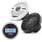 Pack promocional Clarion: Receptor Digital GR10BT y pareja de altavoces de 6.5 , rejilla clásica