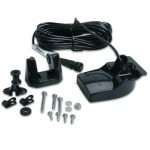 Plastic Transom Mount Transducer with Depth & Temperature (Dual Frequency, 6-pin)
