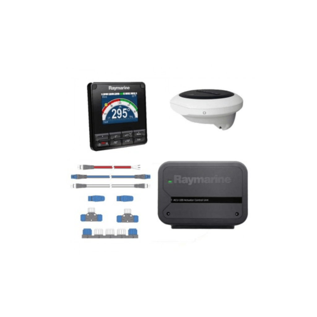 piloto evolution ev 100 con p70s, acu 100, ev1 (para unid. hidraulica 0.5l, rueda y caña)