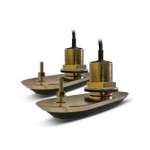 Pack de 2 transductores RV-212 bronce pasacascos. 12Âº Babor y Estribor