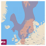 cartografía lighthouse norte de europa