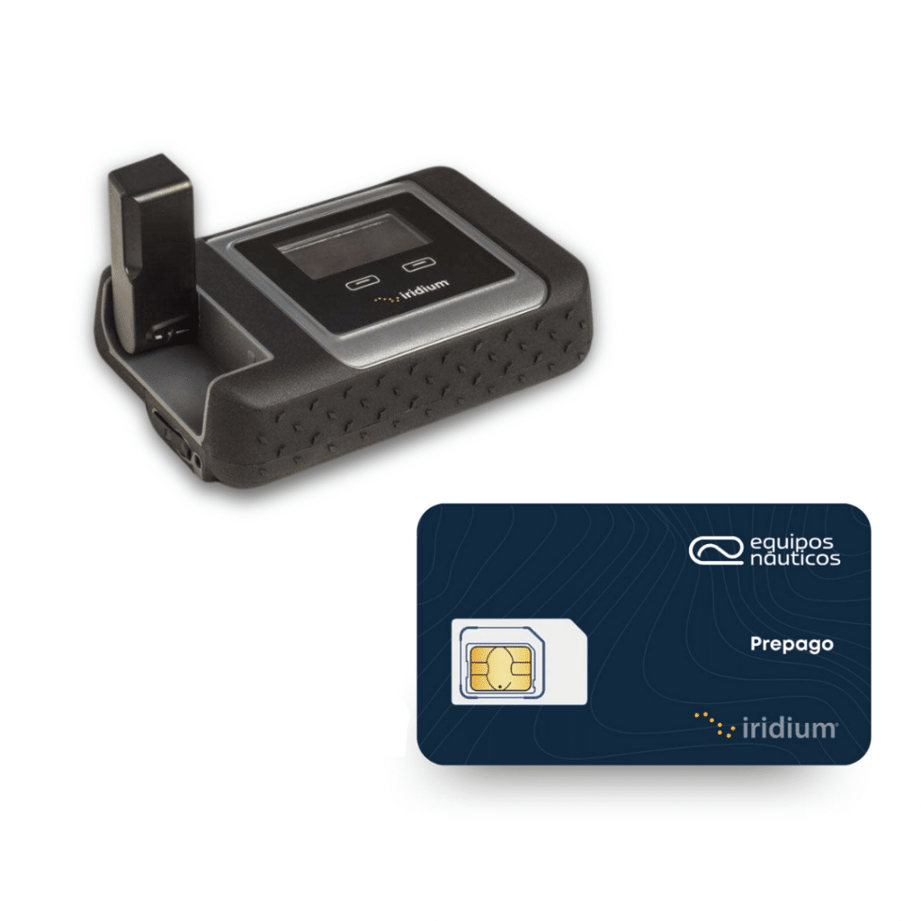 teléfono iridium go! con 100 minutos