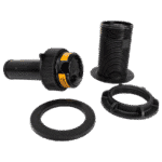 Kit de instalación Airmar ST800 con carcasa plástica P120, válvula, tapón, tuerca, arandela, silicona y cableado